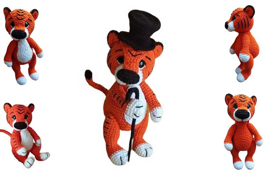 Tiger Martin Amigurumi Pattern